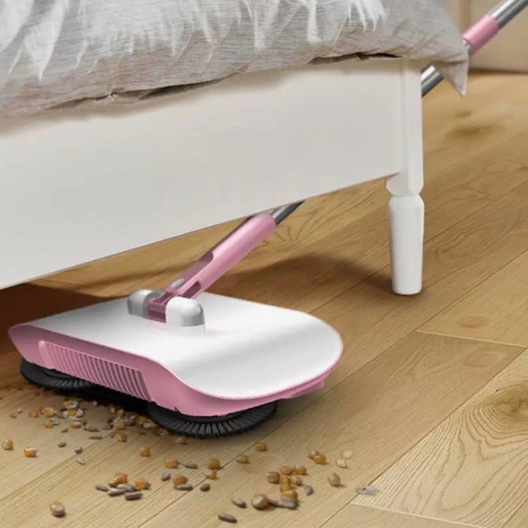 💝 PINK PUSH SWEEPER MOP SPIRAL FLOOR CLEANER - Picture 4 of 9